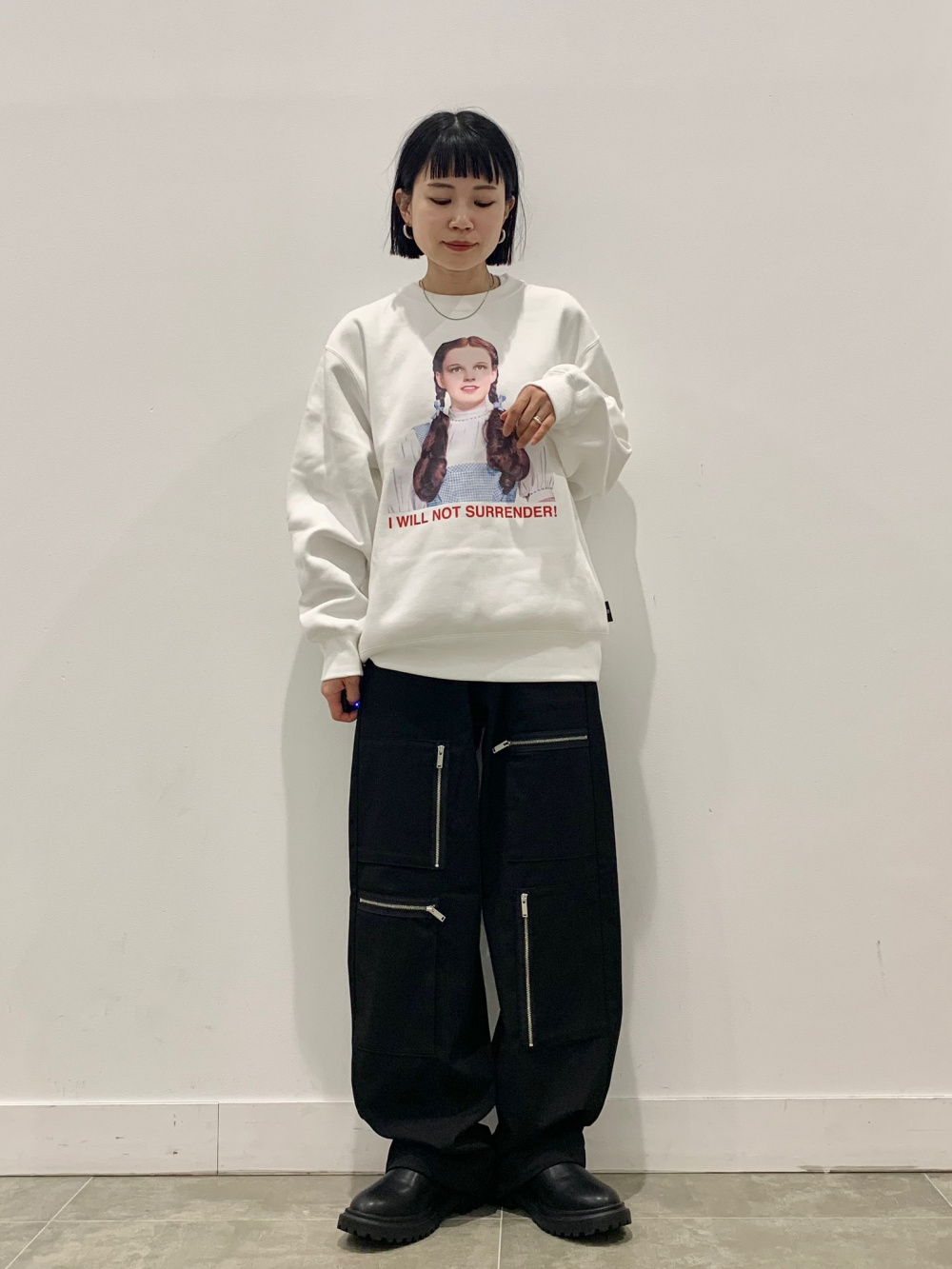 ジップポケットシャツ UNDERCOVER(セットアップ可能)、ジップ