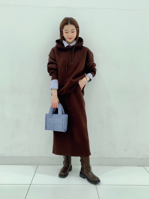 GU【新品】ダブルブレストチェックジャケット XL ブラウン