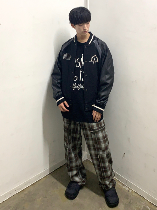 ヒートパデッドコンバーチブルコート UNDERCOVER、クルーネック