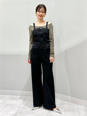 0823おまとめ品 GU公式 | ベアトップサロペットパンツQ