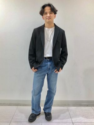 GU公式 | シューカットデニムパンツNT+E