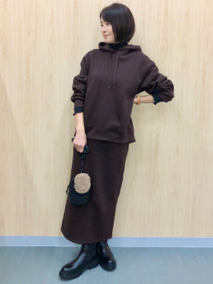 GU公式 | ソフトリブタートルネックT(長袖)(ややスリム)