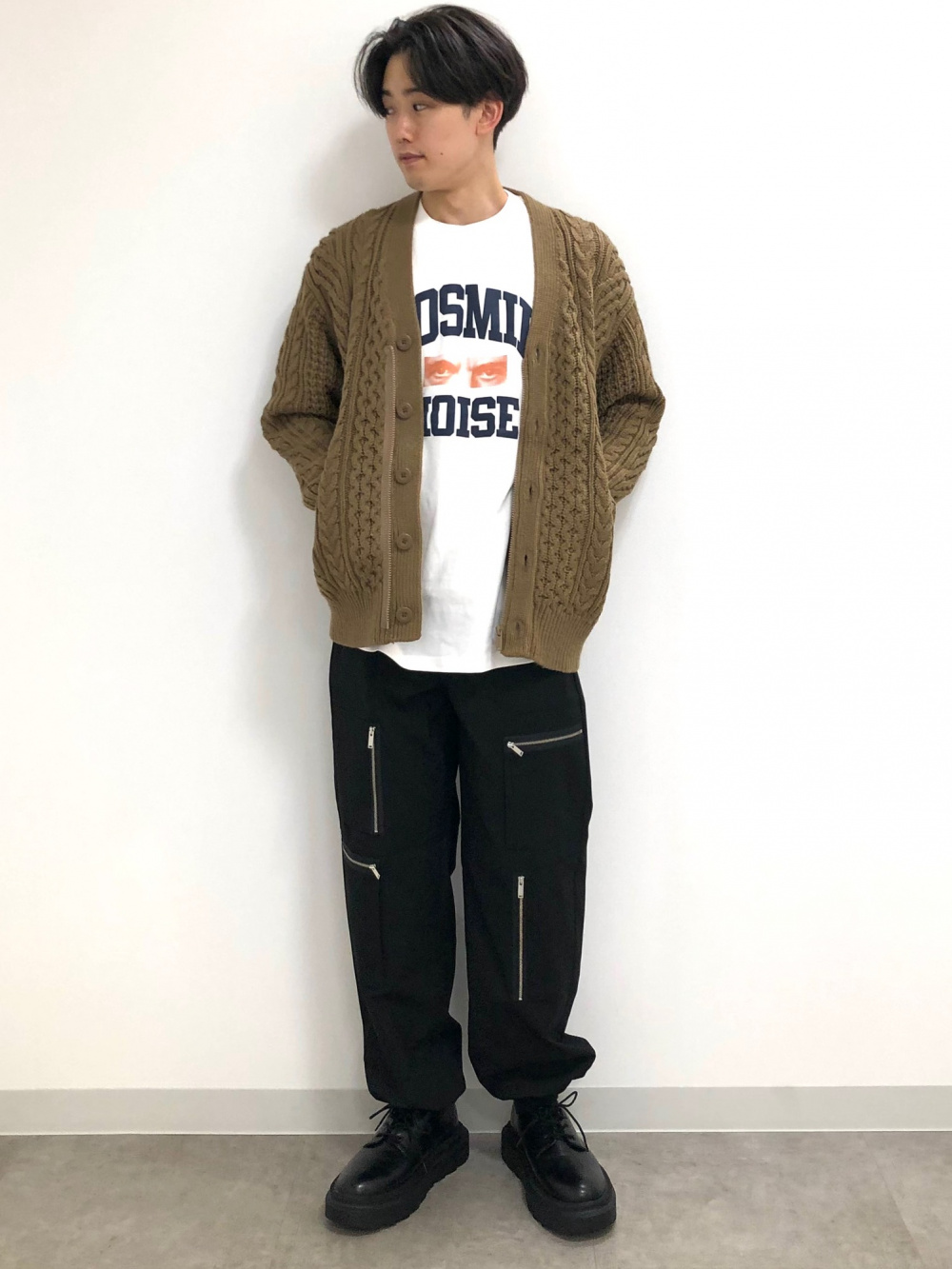 ケーブルカーディガン UNDERCOVER、グラフィックT UNDERCOVER 2