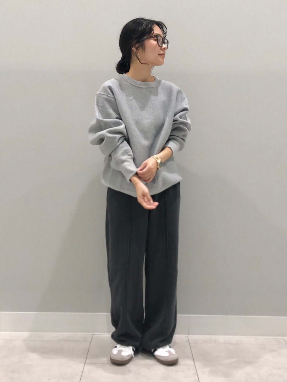 ウォッシュドスウェットプルオンパンツ(セットアップ可能