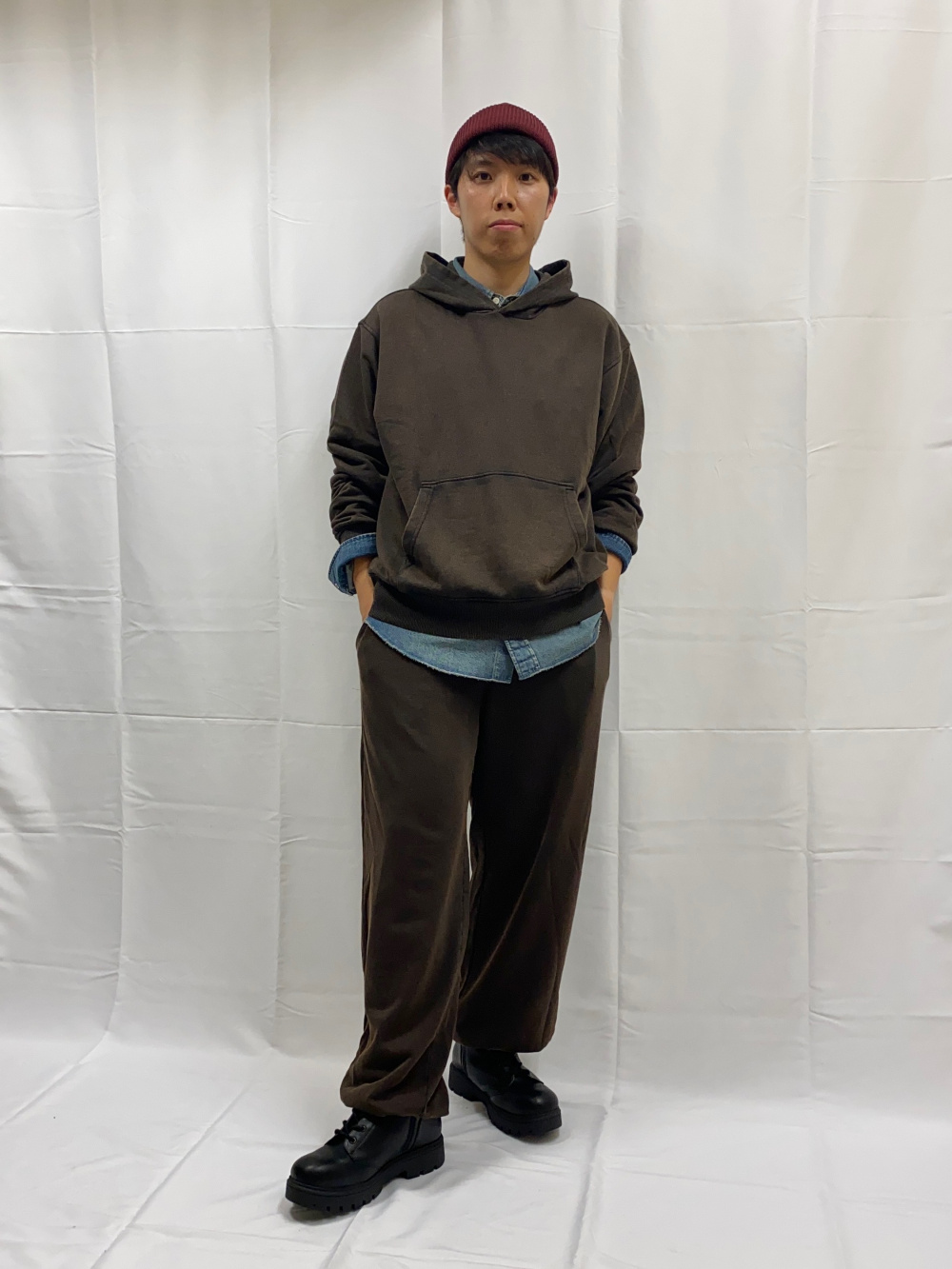 ウエスタンシャツ ウエスタンデニム コンチョ コーディネート セットアップ KAMIYA 24-25AW ウエスタンデニムシャツ カジュアル