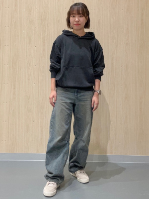 GU公式 | ウォッシュドスウェットパーカ(セットアップ可能)