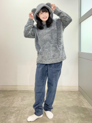 GU公式 | マシュマロフィールフーディセット(長袖)(くま) GU公式 | マシュマロフィールフーディセット(長袖)(くま)