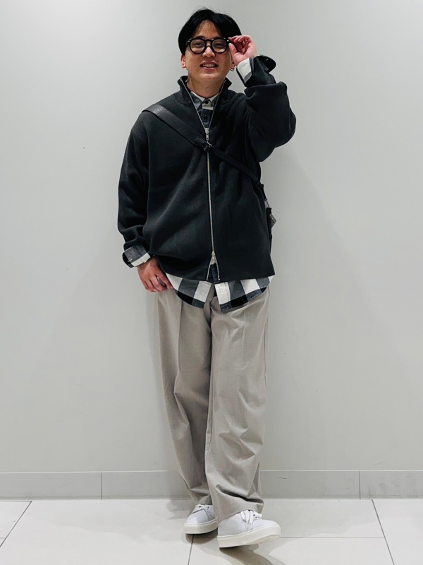 シアーコンビネーションニットカーディガン長袖 UNDERCOVER