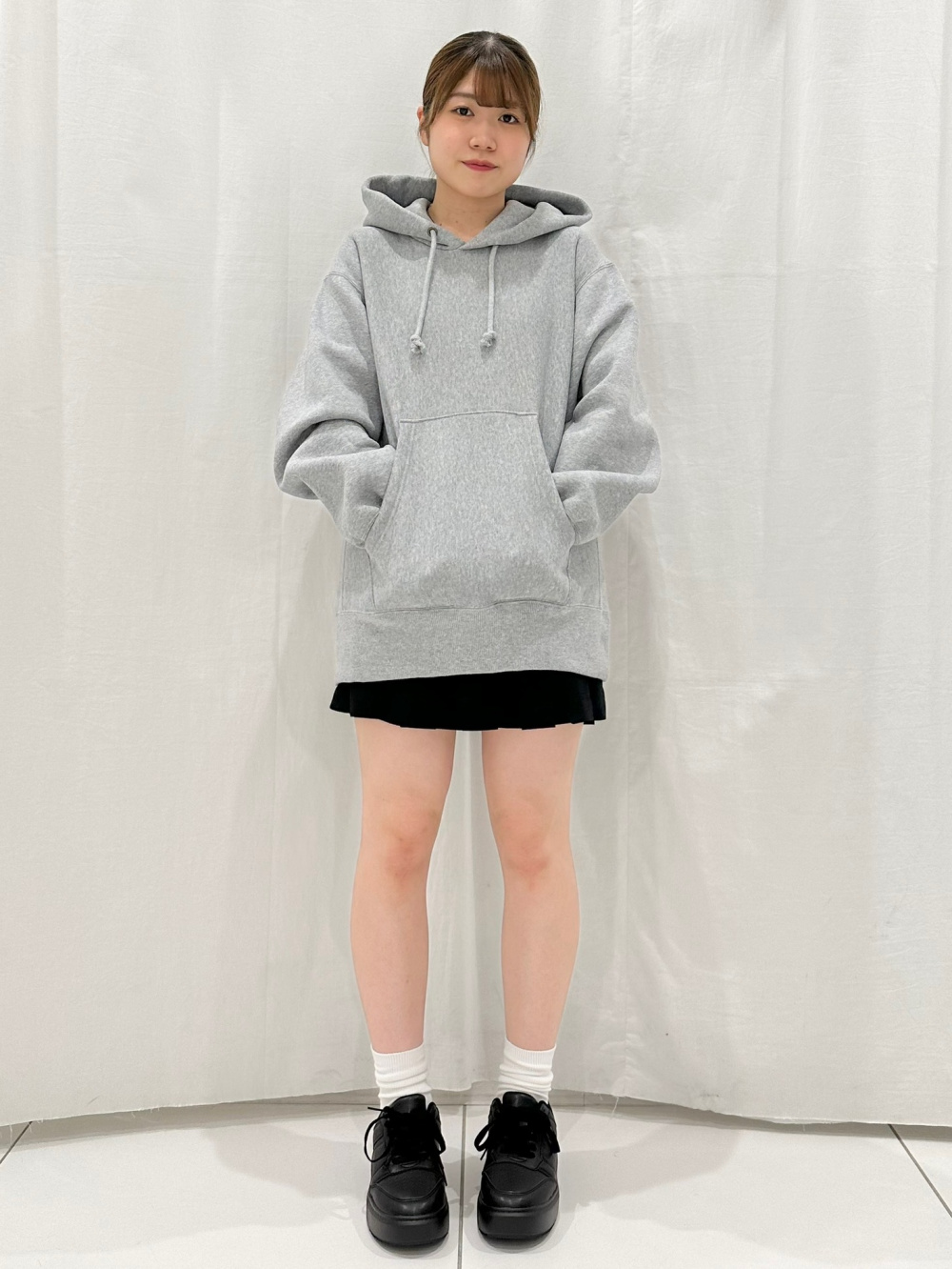 サラさん専用 ヘビーウェイトスウェットパーカ(長袖)(セットアップ可能)、プリーツ