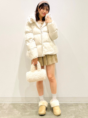 GU公式 | ウォームムートンタッチスリッパ