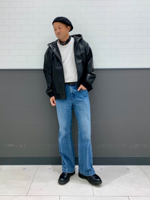 mikan様確認用 GU公式 | レザータッチパーカNT+E