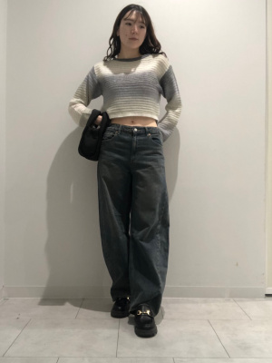 GU公式 | ライトヘアリーグラデーションセーター