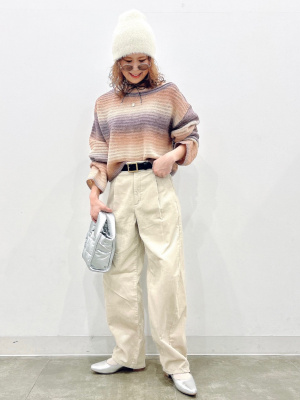 GU公式 | ライトヘアリーグラデーションセーター