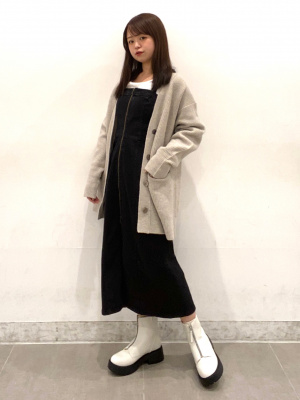 GU公式 | デニムフロントジップワンピース