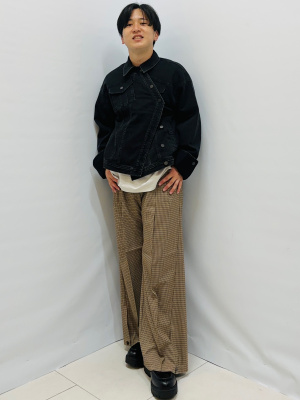 GU公式 | トラウザー(チェック) by rokh +X