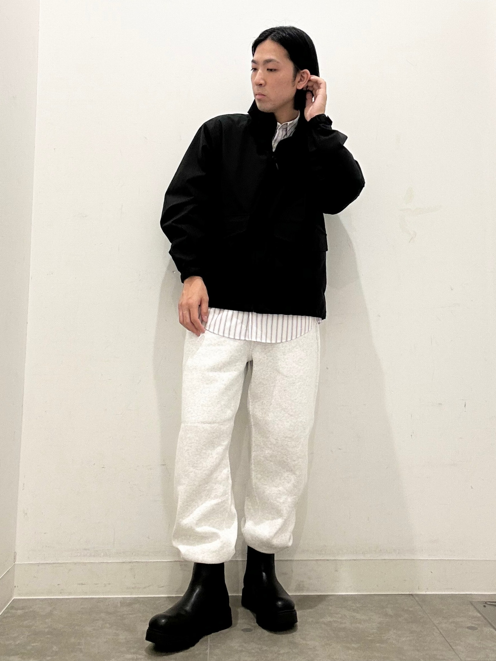 ヘビーウェイトスウェットワイドイージーパンツ(丈標準69.0～73.0cm