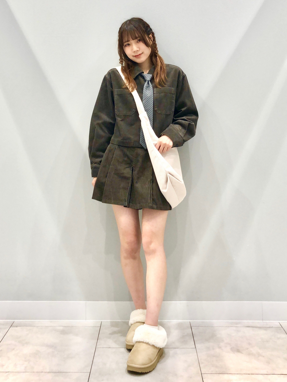 FILA コーデュロイ ジャケット スカート セット 楽天市場