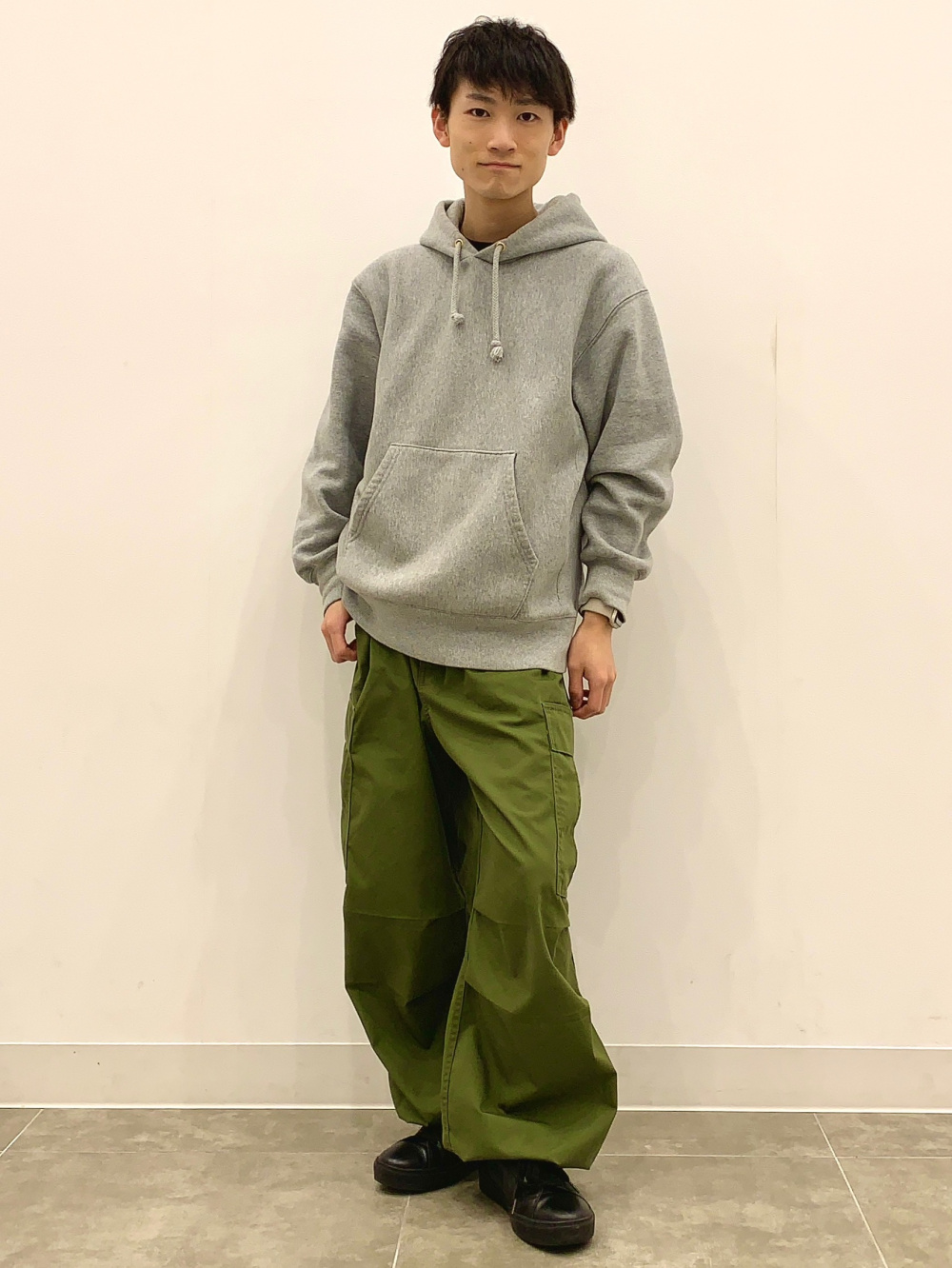 ドライワッフルT(5分袖) UNDERCOVER、2WAYヘリクルーパンツ UNDERCOVER