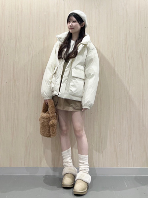 GU公式 | ウォームムートンタッチスリッパ