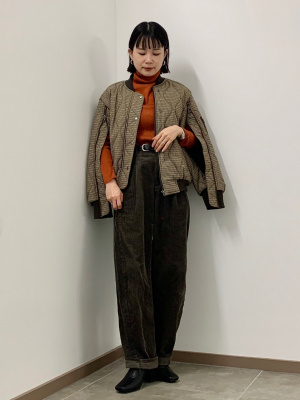 その他 chao GU公式 | キルティングブルゾン(チェック) by rokh