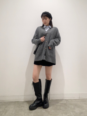 GU公式 | パフィータッチオーバーサイズカーディガン