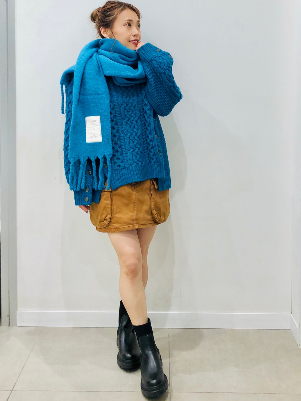 カラーサンプル2 GU公式 | キルティングブルゾン(チェック) by rokh