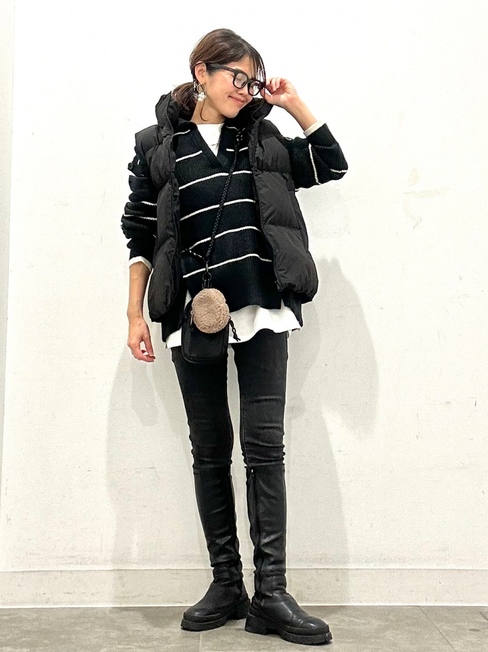 新品 GU ビスチェコンビネーションシャツ by rokh ダークグリーン ビスチェコンビネーションシャツ by rokh、オーバーサイズシャツ
