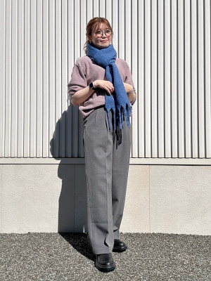GU公式 | ツータックバギースラックス(丈標準71.0～75.0cm