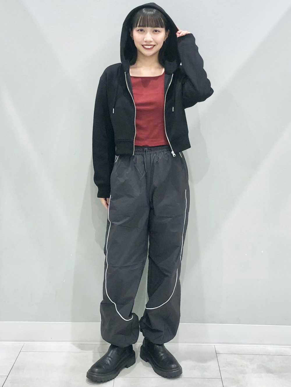 裏フリーストラックパンツ L ダークグレー GU 裏フリーストラックパンツ L ダークグレー GU - メルカリ