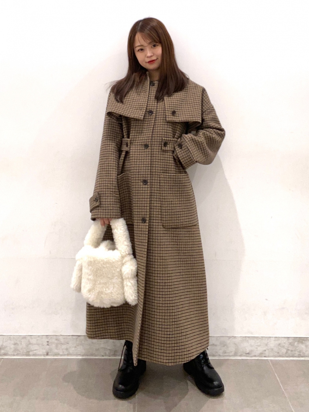 2 Piece Coat/Checked by rokh」| GU的穿搭理念