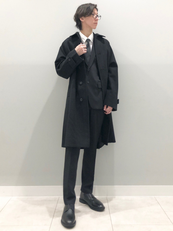 テーパードパンツSW+E(セットアップ可能)（メンズ）の着用