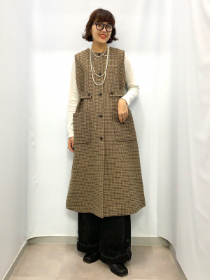 GU×rokh 新品 コラボ 2ピースコート(チェック) 0770 え - メルカリ
