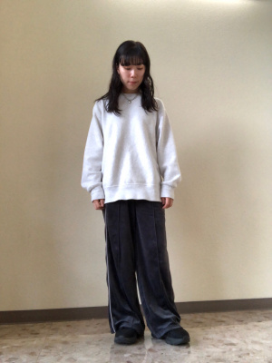 はっぴー GU公式 | ベロアサイドラインプルオンパンツ(セットアップ可能)