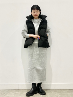 GU公式 | ヘビーウェイトスウェットナロースカート+EC(丈短め