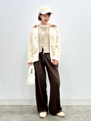 ◆ ぽこた GU公式 | ウィンドプルーフボアジャケットGA+E