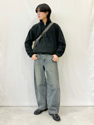 GU公式 | ヴィンテージエフェクトクロスボディバッグQ