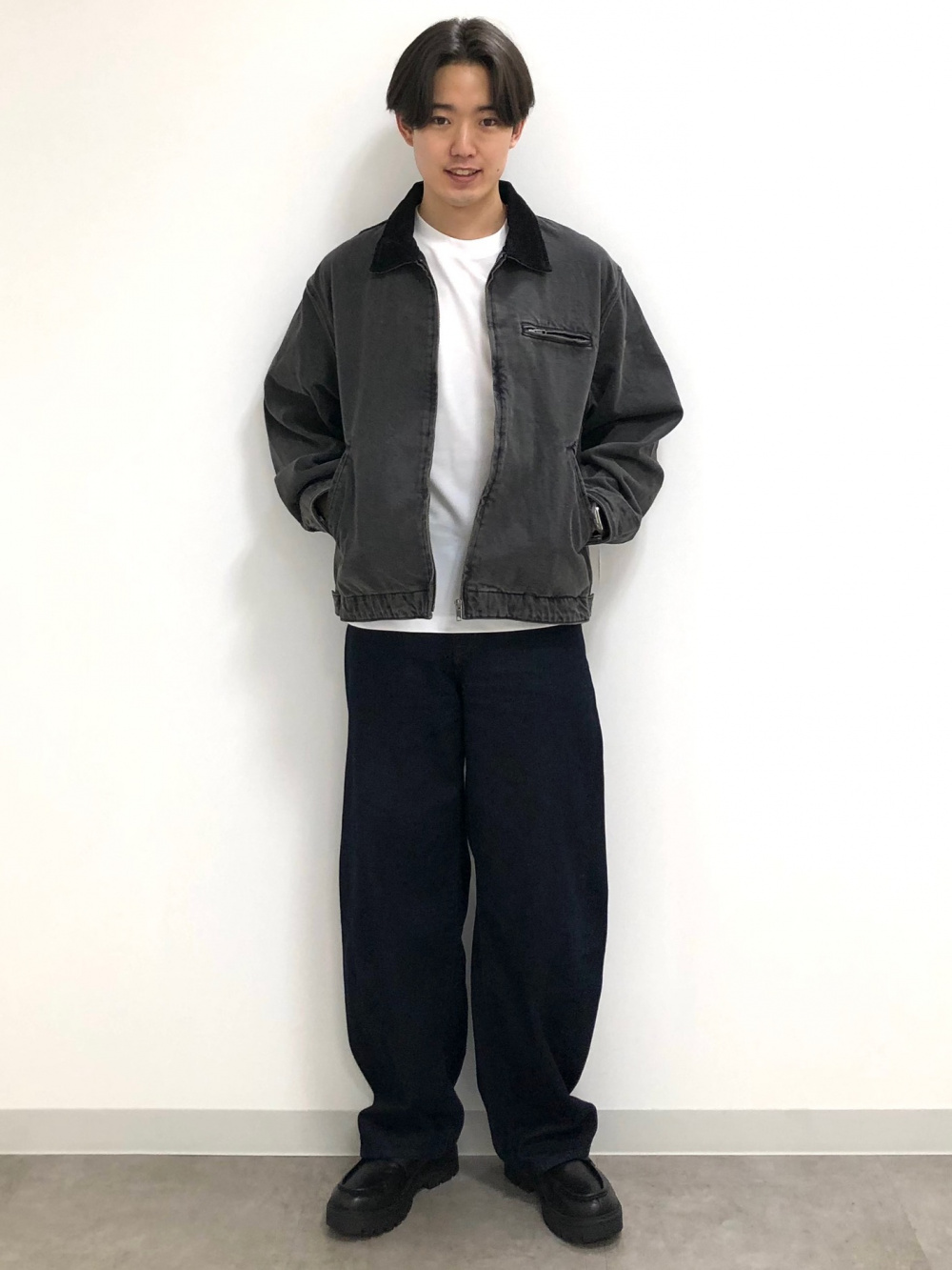 Washed Cotton Work Jacket」| GU的穿搭理念