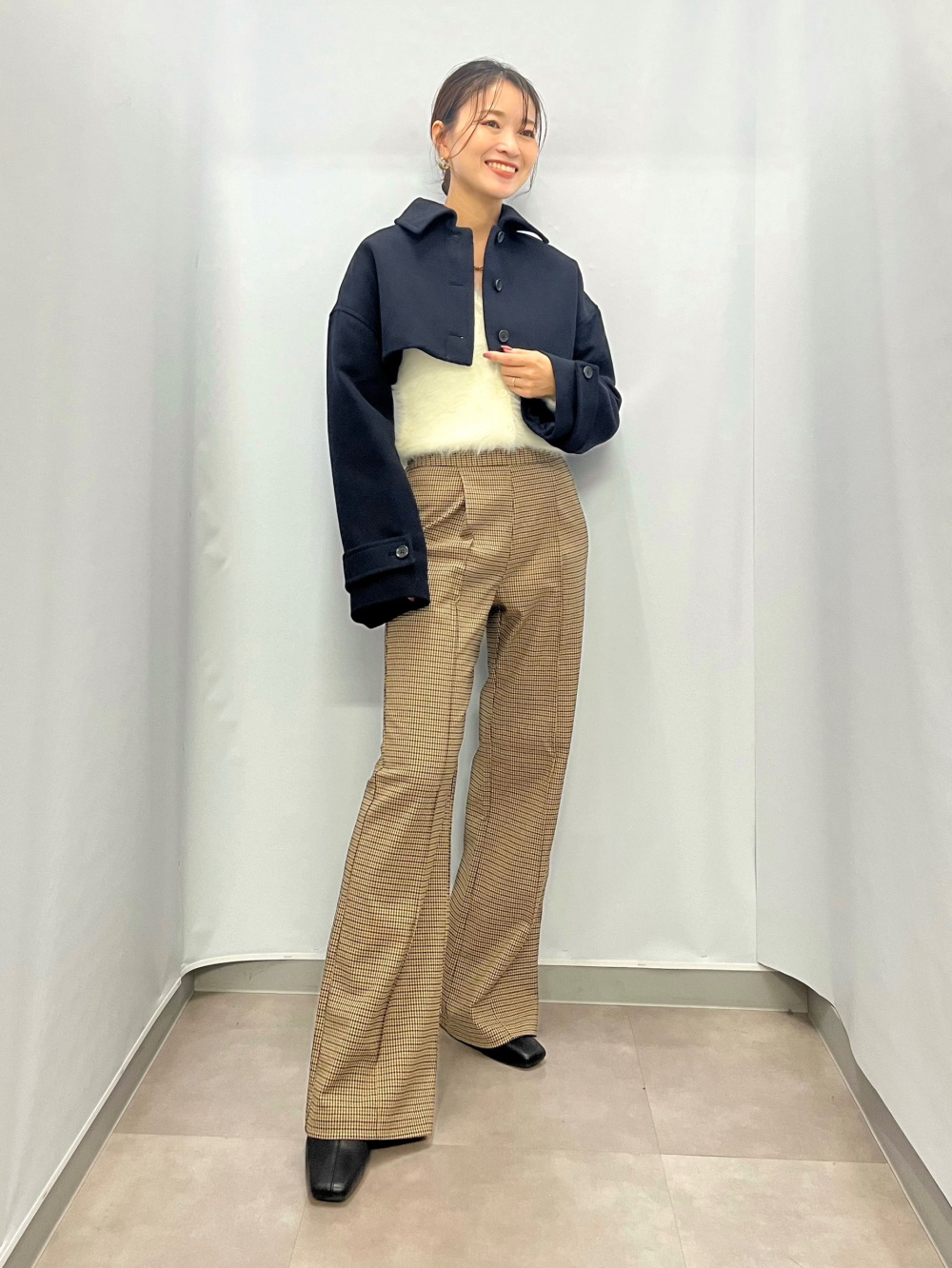  rokh コラボカーディガン&ブラトップ Rokh / CABLE KNIT CARDIGAN WITH BRA(XS BEIGE)｜ AYIN｜心斎橋