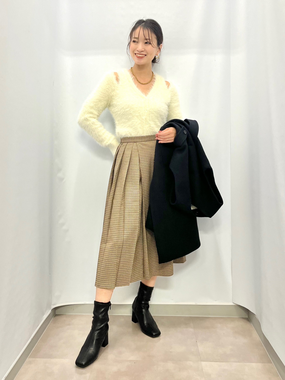 ルッツ様❁専用ページ ニットポロシャツ(5分袖) by rokh、クロップドパンツ by rokh