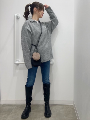 GU公式 | ブラッシーニットスキッパーポロシャツ GU公式 | ブラッシーニットスキッパーポロシャツ