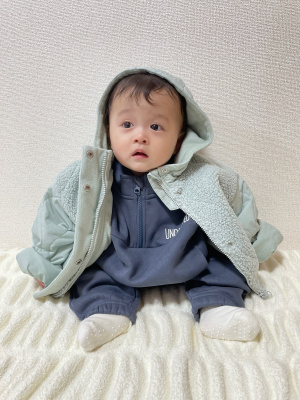 GU公式 | KIDS(男女兼用)ヘビーウェイトスウェットハーフジップ