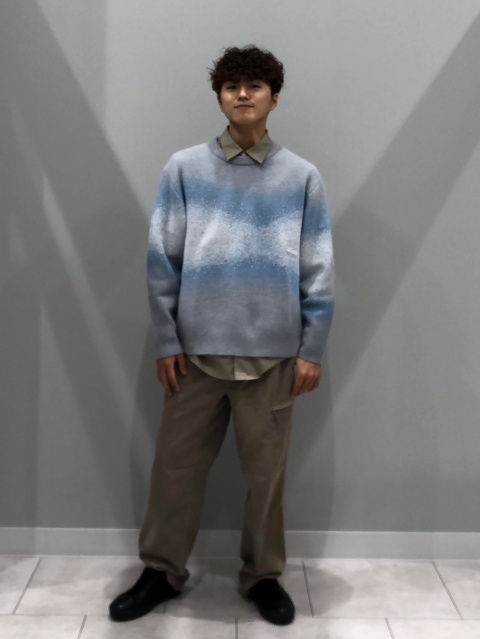 シアーコンビネーションニットカーディガン長袖 UNDERCOVER