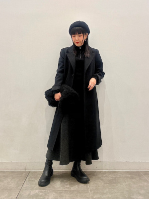 GU公式 | ハーフジップミニワンピース