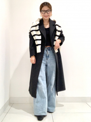 GU公式 | コージーメルトンテーラードコート(丈標準108.0～115.0cm)