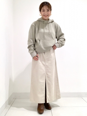 shaggie シャギー　パーカー スウェット セットアップ グリーン FREE セール】ショートパーカースウェットセットアップ（ジャージ
