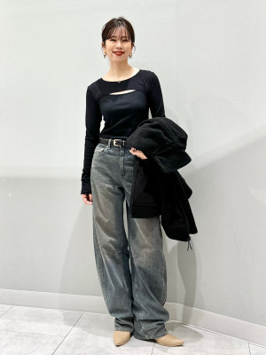 TTD 【⭐︎310様⭐︎】【美品・数量限定】 GU公式 | スーパークロップドT(長袖)GA+E