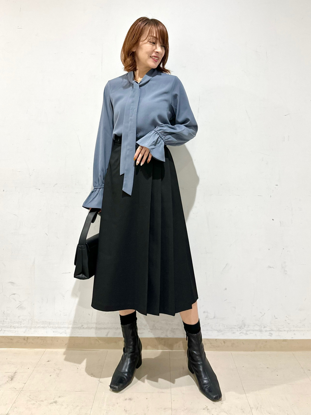 rokh ロク　ボウタイ ブラウス 極美品 rokh ロク ストライプシャツ ボウタイシャツ ボウタイ