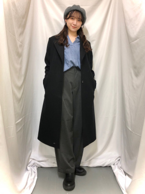 GU公式 | パフィータッチスキッパーケーブルセーター