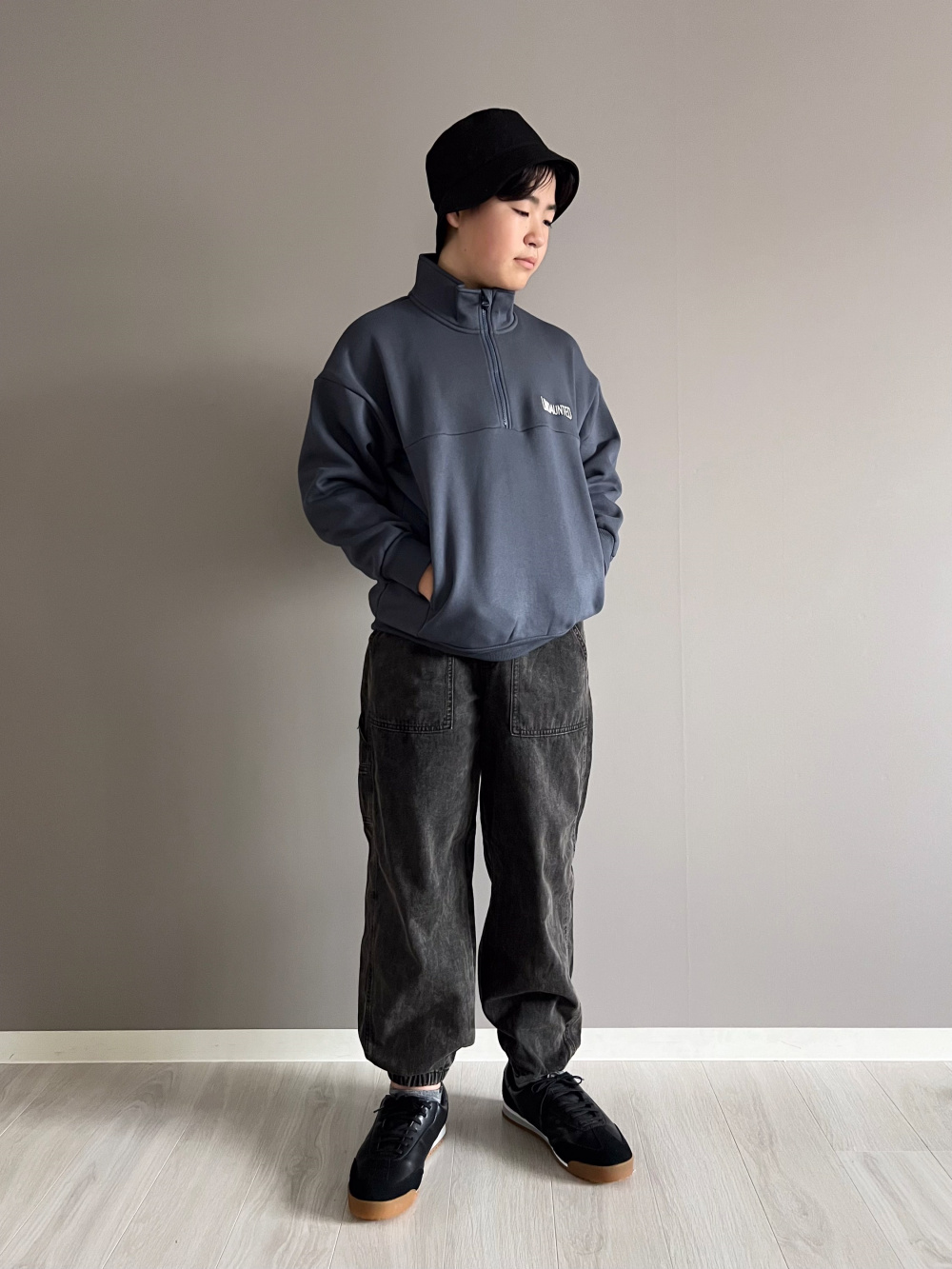 ソフ✖️GU スウェット　150 GU公式 | ソフトスウェットセット(長袖&ロングパンツ) CRAYON