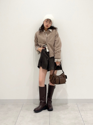 GU公式 | フランネルショートシャツ